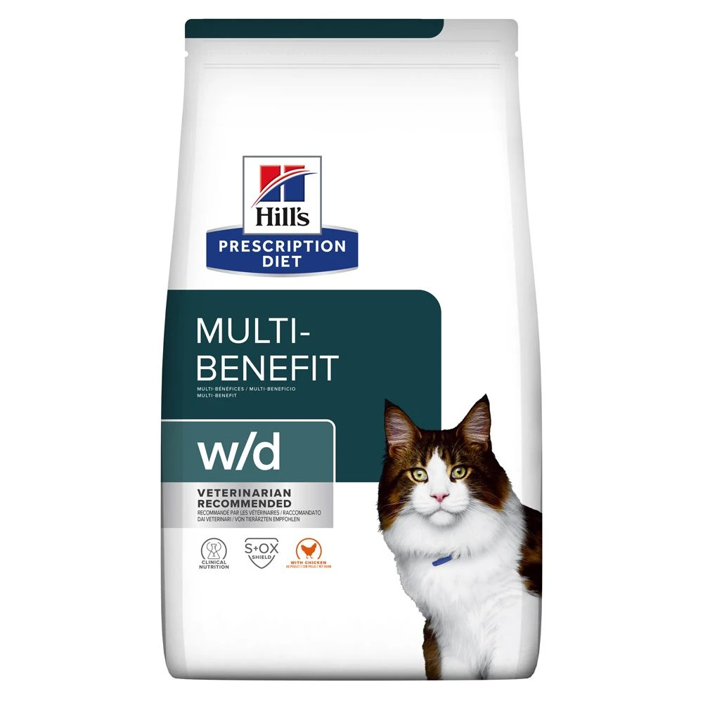 Hill's Prescription Diet W/d Multi-benefit Kattenvoer Met Kip 3kg 1 Hill's Prescription Diet W/d Multi-benefit Kattenvoer Met Kip 3kg