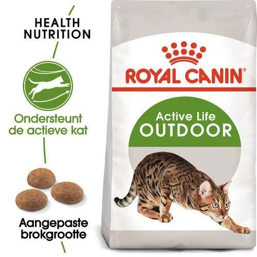 Royal Canin Outdoor Kattenvoer 2kg 1 Royal Canin Outdoor Kattenvoer 2kg