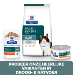 Hill's Prescription Diet W/d Multi-benefit Kattenvoer Met Kip 3kg 12 Hill's Prescription Diet W/d Multi-benefit Kattenvoer Met Kip 3kg -Huisdier Product Winkel 52742042251 5 NL