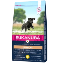 Eukanuba Junior Large Breeds - Hondenvoer Met Kip - 15kg
