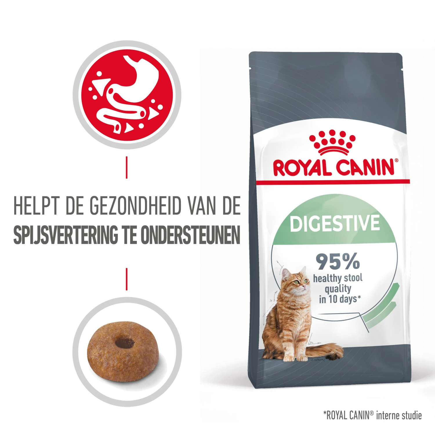 Royal Canin Digestive Care Kattenvoer 4kg 2 Royal Canin Digestive Care Kattenvoer 4kg - Afbeelding 2