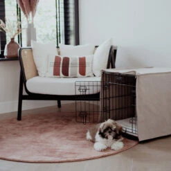 District70 Sherpa Benchkussen Merengue -Huisdier Product Winkel image 1010