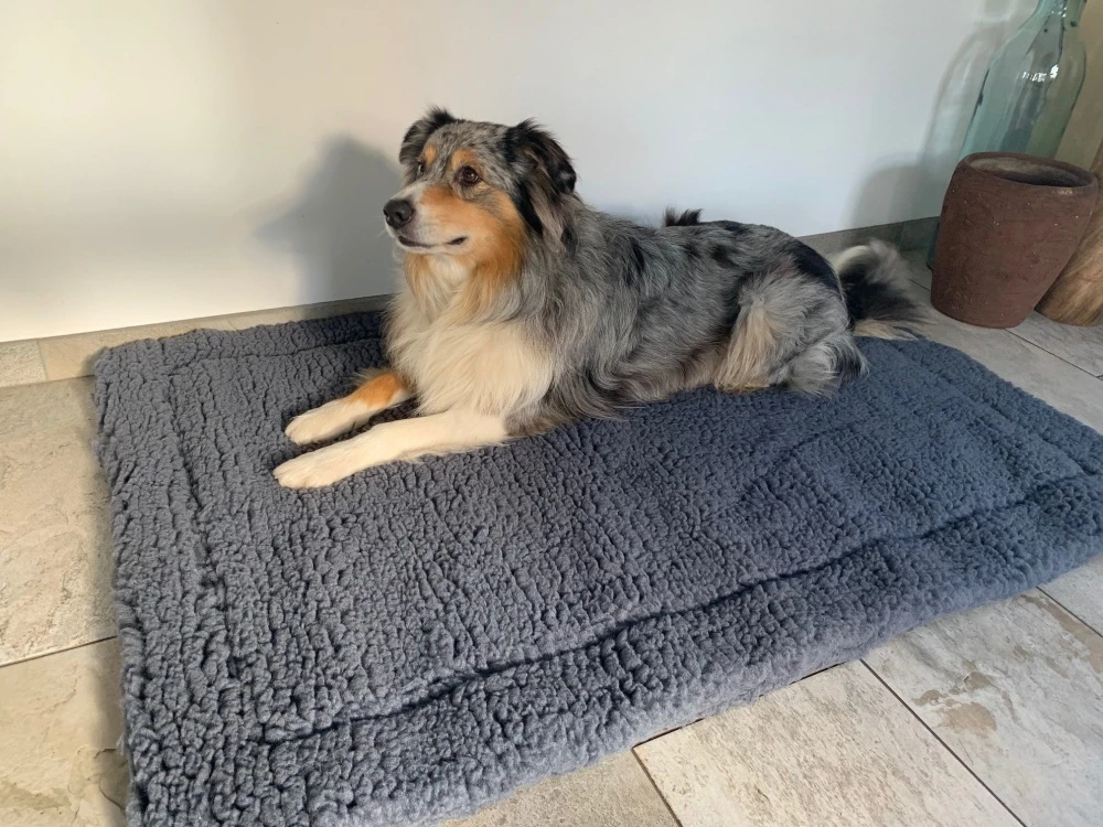 Hugglehounds Fleece Mat Grijs 2 Hugglehounds Fleece Mat Grijs - Afbeelding 2