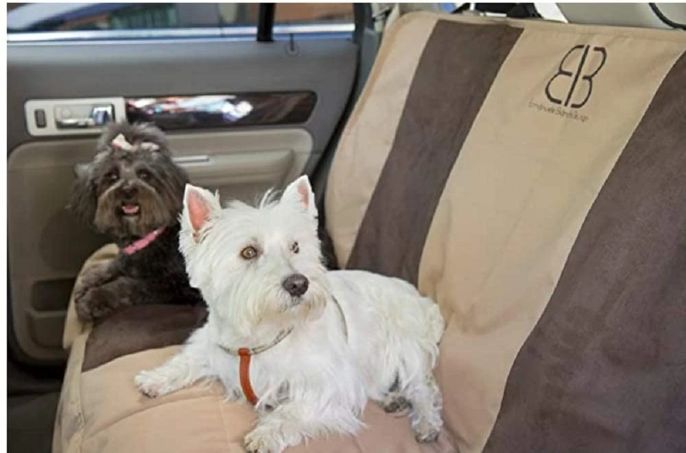 Petego Hondendeken Voor De Achterbank Multi Fabric Tan Espresso 1 Petego Hondendeken Voor De Achterbank Multi Fabric Tan Espresso