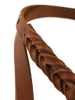 Hunter Verstelbare Hondenriem Solid Education Cognac -Huisdier Product Winkel image 1886