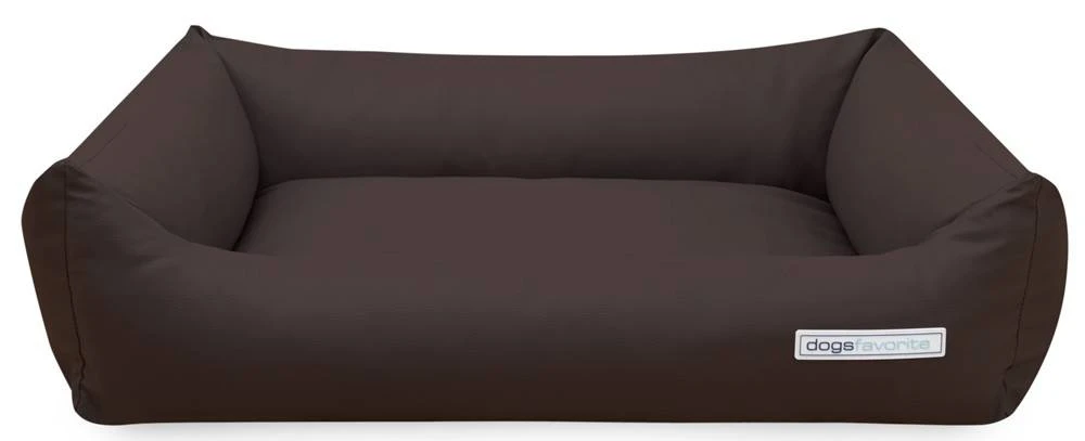 Dogsfavorite Hondenmand Kunstleer Mokka 1 Dogsfavorite Hondenmand Kunstleer Mokka