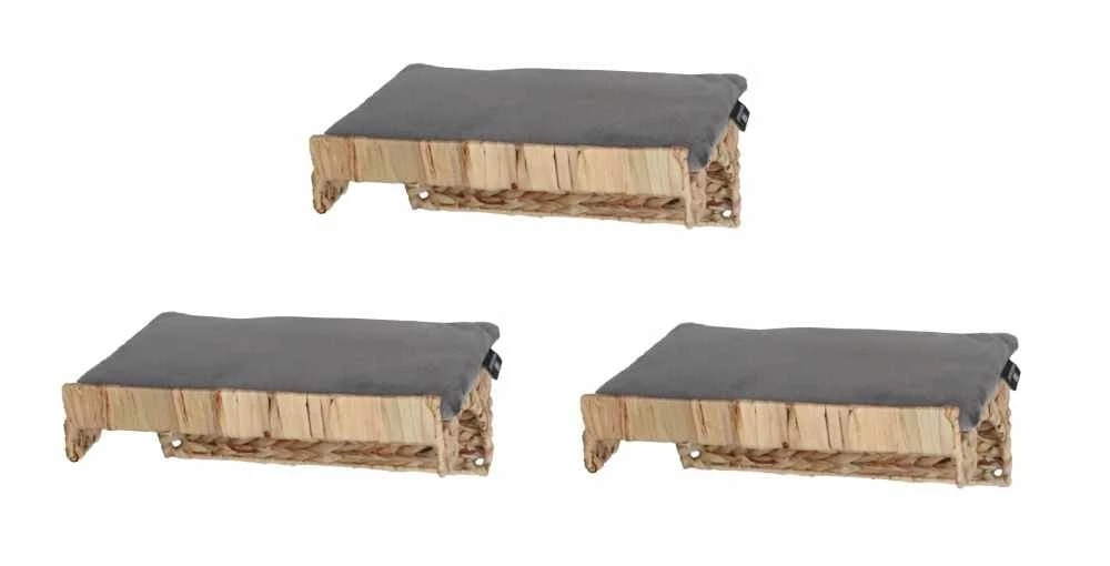 Silvio Design Katten Klimwand Met Grijs Kussen 1 Silvio Design Katten Klimwand Met Grijs Kussen