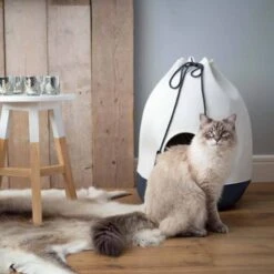 District70 Kattenmand Casa Donkergrijs -Huisdier Product Winkel image 2336