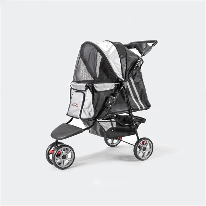 Innopet Hondenbuggy All Terrain Black-Silver 1 Innopet Hondenbuggy All Terrain Black-Silver