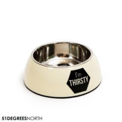 51 Degrees North Voerbak Of Drinkbak Crème -Huisdier Product Winkel image 2575