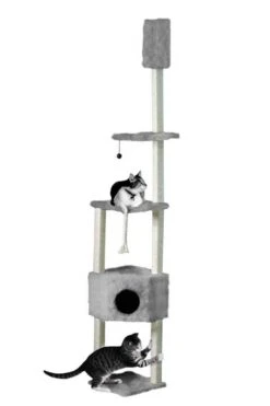 Silvio Design Hoek Krabpaal Hoog Grijs