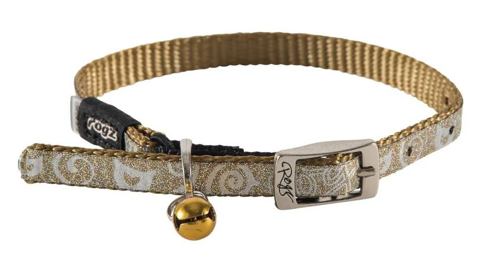 Rogz Kattenhalsband SparkleCat Goud 1 Rogz Kattenhalsband SparkleCat Goud