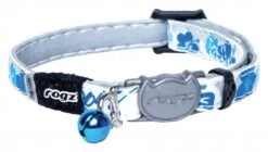 Rogz Kattenhalsband GlowCat Blue Floral