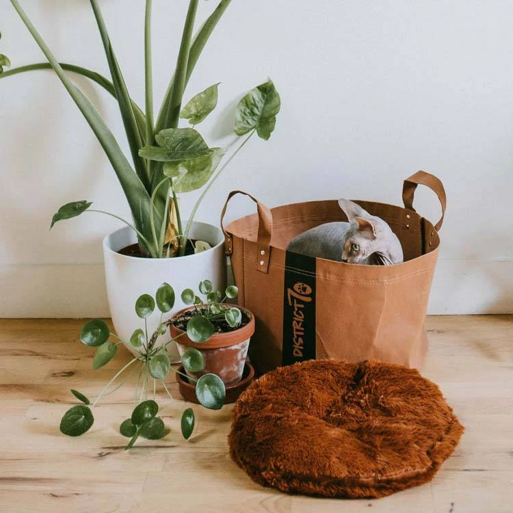 District70 Kattenmand Paper Cognac 2 District70 Kattenmand Paper Cognac - Afbeelding 2