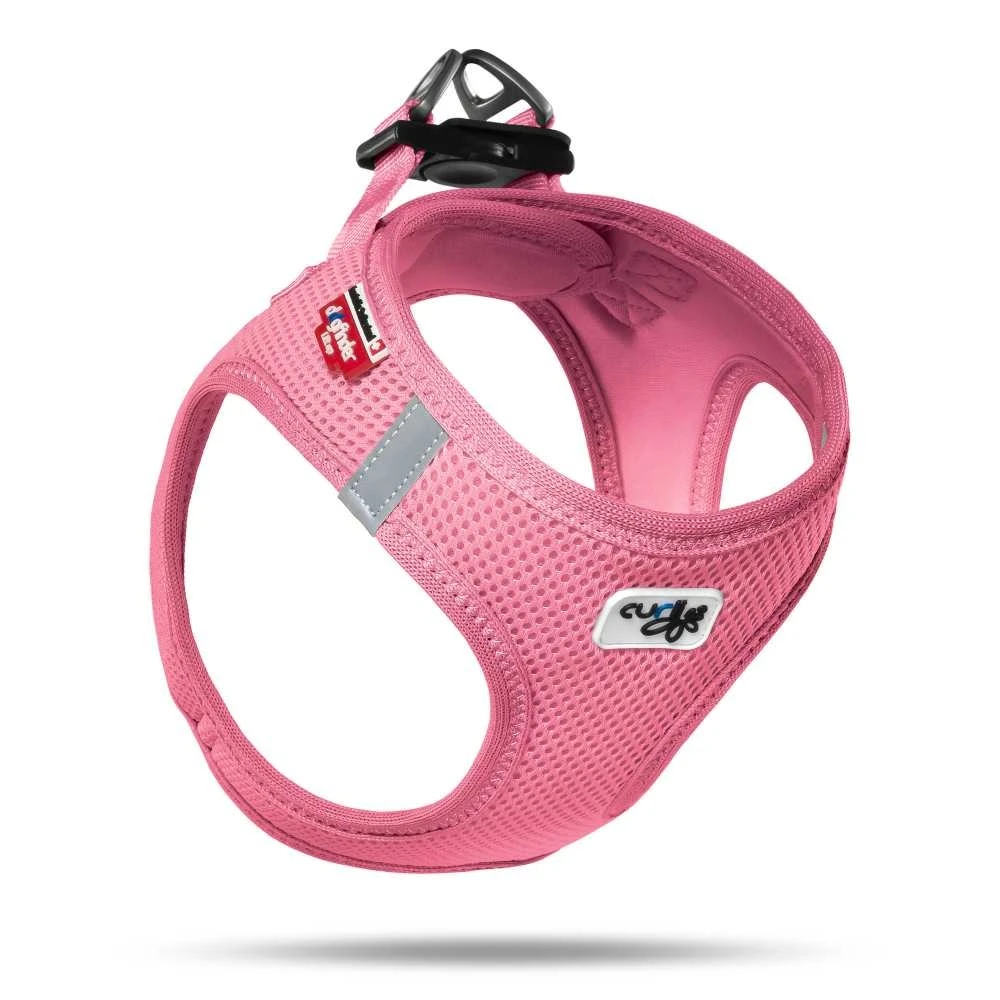 Curli Hondentuig Air-Mesh Harness Pink 1 Curli Hondentuig Air-Mesh Harness Pink