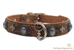 The Royal Cat And Dog Hondenhalsband Bonaparte Cognac