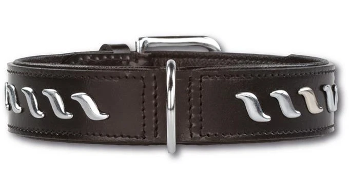 Doxtasy Hondenhalsband Silver Wave 1 Doxtasy Hondenhalsband Silver Wave