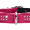 Hunter Hondenhalsband Diamond Petit Roze