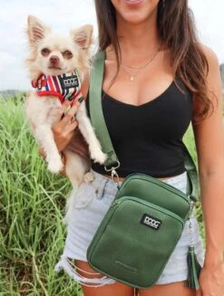 DOOG Cross Body Tas Walkie Bag Neosport Groen -Huisdier Product Winkel image 855