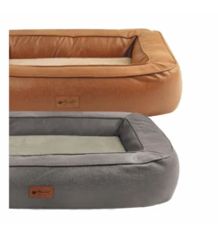 Petlando Orthopedische Ligmand Lissabon - Bruin (Cognac) -Huisdier Product Winkel petlando orthopedische ligmand lissabon bruin cognac 2